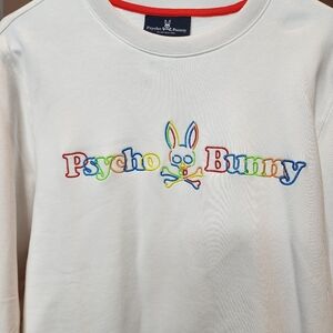 PSYCHO BUNNY MEN’s BARBON NEON GLOW SWEATSHIRT